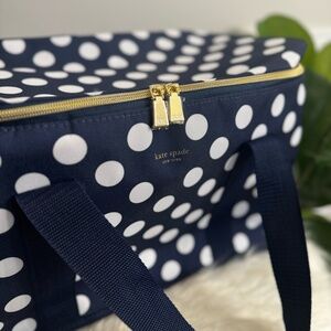 Kate Spade Polka Dot Navy Cooler